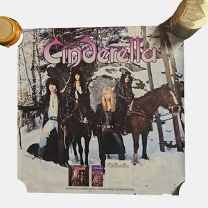 Cinderella Long Cold Winter Vintage 1988 Promo Album Poster 24x24 Mercury Rock